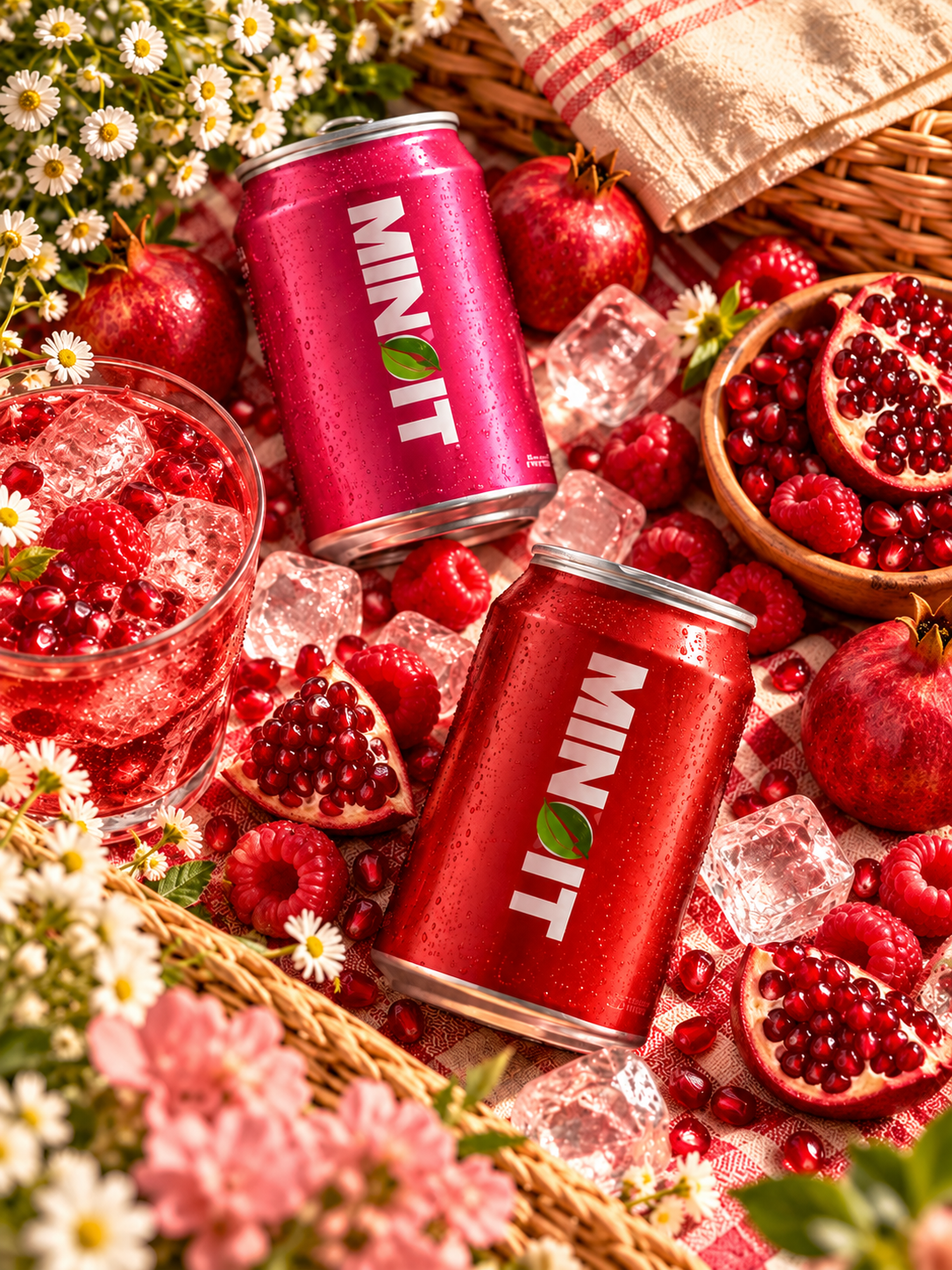 MINUIT iced tea display